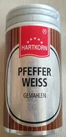 Mängden socker i Pfeffer weiß (gemahlen)