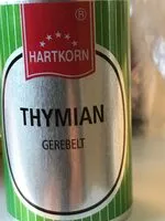 Mängden socker i Thymian - gerebelt