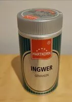 Mängden socker i Ingwer - gemahlen