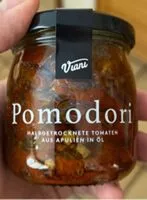 Mängden socker i Pomodori (Halbgetrocknete Tomaten)