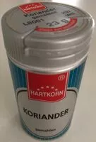 Mängden socker i Koriander - gemahlen