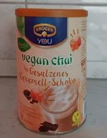 Mängden socker i Vegan Chai Typ gesalzenes Karamell-Schoko