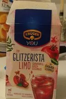 Mängden socker i Glitzerista Limo Granatapfel Kirsch Geschmack