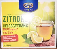 Mängden socker i Zitronen Heissgetränk, Mit Vitamin C Und Zink