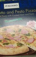 Mängden socker i prosciutto and pesto pizza