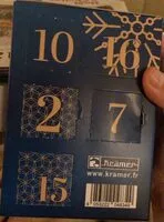 Mängden socker i Calendrier de l’Avent