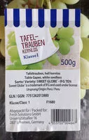 Mängden socker i Tafeltrauben