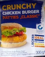Mängden socker i Chrunchy Chicken Burger Patties Classic
