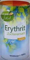 Mängden socker i Erythrit