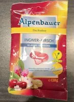 Mängden socker i Bonbon Ingwer-Kirsch