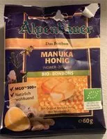 Mängden socker i Manuka Honig Bonbon