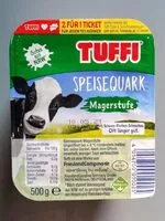 Mängden socker i TUFFI Speisequark Magerstufe 500g