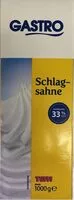 Mängden socker i Schlagsahne