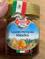 Mängden socker i Yucatan honey from mexico