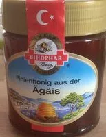 Mängden socker i Pinienhonig aus der Ägäis