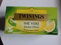 Mängden socker i Thé vert saveur citron