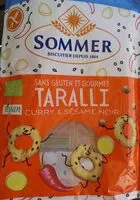 Mängden socker i Taralli curry&sésame noir