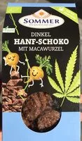 Mängden socker i Dinkel Hanf-Schoko Kekse mit Macapulver