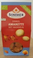 Mängden socker i Dinkel Amaretti mit Mandeln