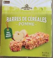 Mängden socker i Barres de cereales pommes