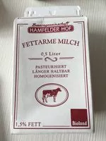 Mängden socker i Fettarme Milch