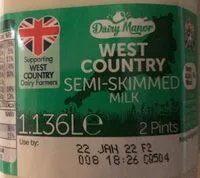 Mängden socker i Semi-skimmed milk