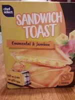 Mängden socker i Sandwich Toast Emmental & Jambon