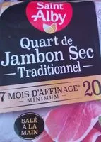 Mängden socker i Quart de jambon sec traditionnel