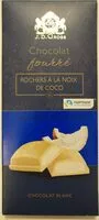 Mängden socker i Chocolat blanc fourré - Rochers à la noix de coco