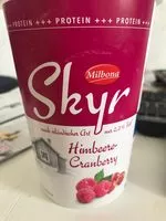 Mängden socker i Skyr framboises cranberry
