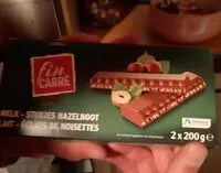 Mängden socker i Lait éclats noisettes