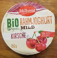 Mängden socker i Bio Rahmjoghurt Mild Kirsche