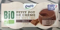 Mängden socker i Petit pot de creme aux oeufs frais chocolat