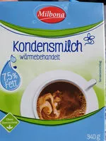 Mängden socker i Kondensmilch