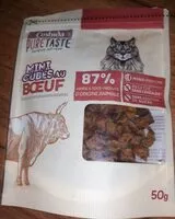 Mängden socker i Mini cube au bœuf