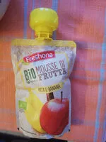 Mängden socker i Mousse di frutta