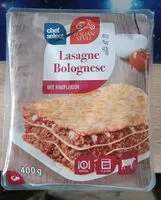 Mängden socker i Lasagne Bolognese mit Rindfleisch