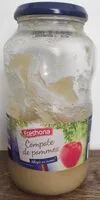 Mängden socker i Compote pommes allégée en sucres