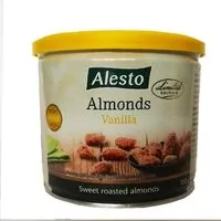 Mängden socker i Almonds, vanilla
