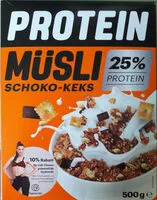 Mängden socker i Protein Müsli Schoko-Keks
