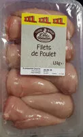 Mängden socker i Filets de poulet