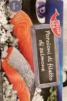 Mängden socker i Porzioni di filetti di salmone