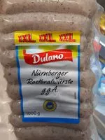 Mängden socker i nurnberger rostbratwurste