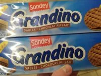 Mängden socker i Grandino sablés - chocolat au lait