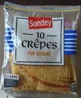 Mängden socker i 10 Crêpes PUR BEURRE