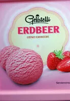 Mängden socker i Eis mit Erdbeere