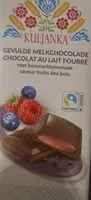 Mängden socker i chocolat au lait fourré saveur fruit des bois