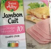 Mängden socker i Jambon cuit pour croque-monsieur