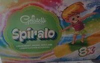 Mängden socker i Gelatelli Spirallo