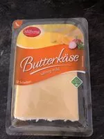 Mängden socker i Butterkäse cremig-mild Milbona